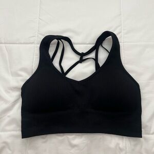 Black Women's Sports Bra